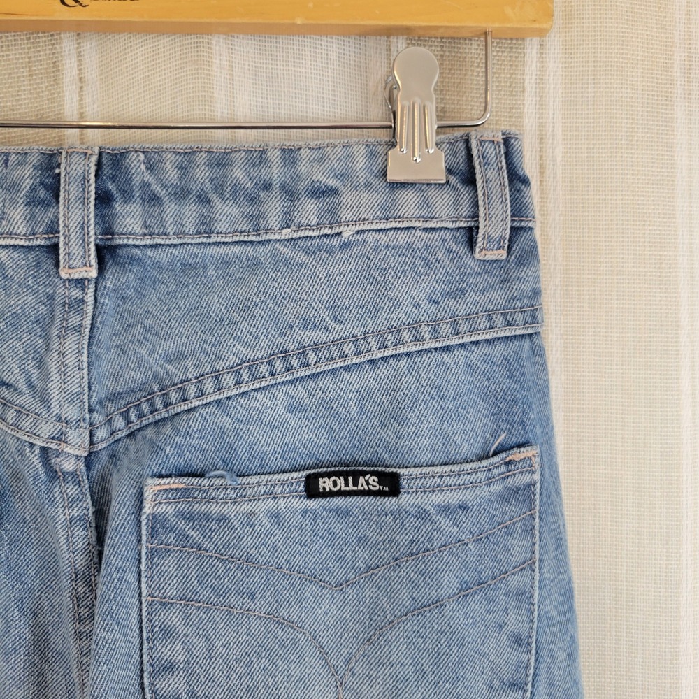 Rolla's Elle Super High Rise Relaxed Jeans Blue Size 27 - Picture 9 of 12